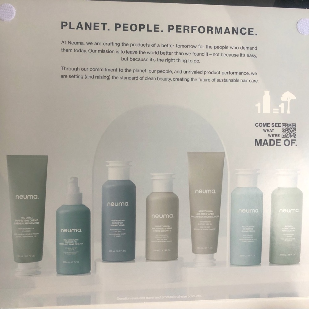 NEUMA LUXURY HAIRCARE TRAVEL/TRIAL PACK—-NEW AND UNOPENED